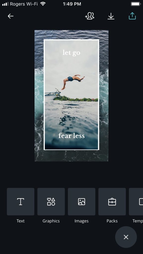 canva design screenshot