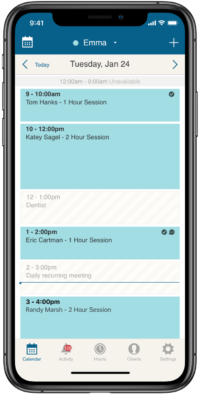 mobile scheduling app